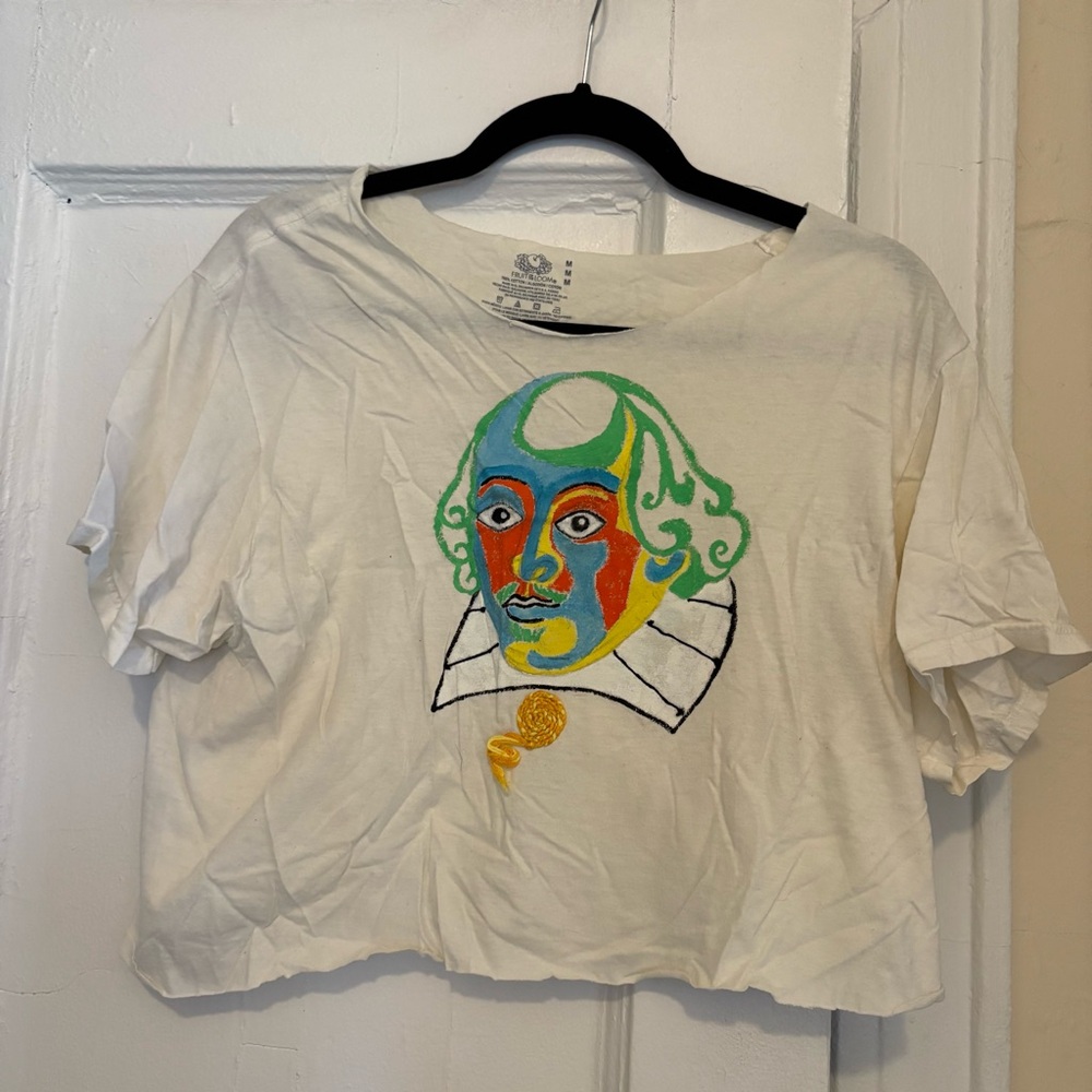 DIY Shakespeare Colorful Graphic T-Shirt